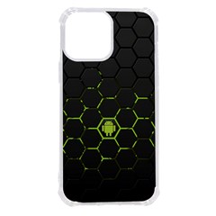 Green Android Honeycomb Gree iPhone 13 Pro Max TPU UV Print Case