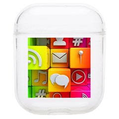 Colorful 3d Social Media Airpods 1/2 Case by Ket1n9