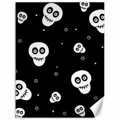 Skull Pattern Canvas 18  X 24  by Ket1n9