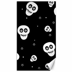 Skull Pattern Canvas 40  X 72  by Ket1n9