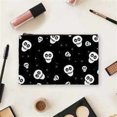 Skull Pattern Cosmetic Bag (medium) by Ket1n9