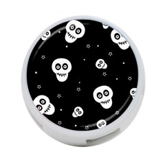 Skull Pattern 4-port Usb Hub (one Side) by Ket1n9