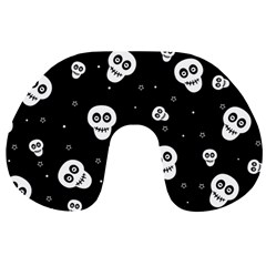 Skull Pattern Travel Neck Pillow