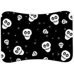 Skull Pattern Velour Seat Head Rest Cushion by Ket1n9