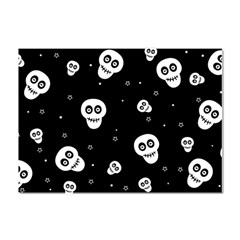 Skull Pattern Crystal Sticker (a4)