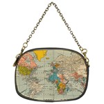 Vintage World Map Chain Purse (Two Sides) Back