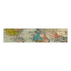 Vintage World Map Velvet Scrunchie by Ket1n9