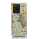 Vintage World Map Samsung Galaxy S20 Ultra 6.9 Inch TPU UV Case Front