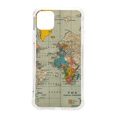 Vintage World Map Iphone 11 Pro Max 6 5 Inch Tpu Uv Print Case by Ket1n9