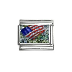 Usa United States Of America Images Independence Day Italian Charm (9mm) by Ket1n9