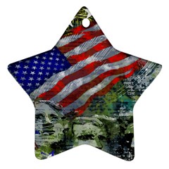 Usa United States Of America Images Independence Day Star Ornament (two Sides) by Ket1n9