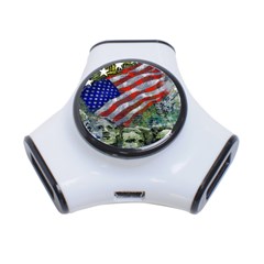 Usa United States Of America Images Independence Day 3-port Usb Hub by Ket1n9