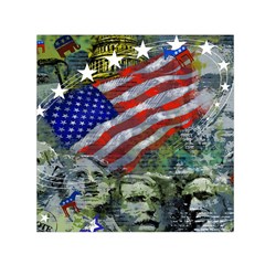 Usa United States Of America Images Independence Day Square Satin Scarf (30  X 30 ) by Ket1n9