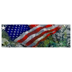 Usa United States Of America Images Independence Day Banner And Sign 12  X 4  by Ket1n9