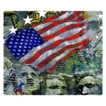 Usa United States Of America Images Independence Day Premium Plush Fleece Blanket (Small) 50 x40  Blanket Front