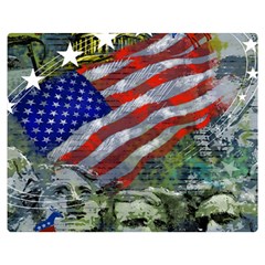 Usa United States Of America Images Independence Day Premium Plush Fleece Blanket (medium) by Ket1n9