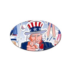 United States Of America Images Independence Day Sticker Oval (10 Pack) by Ket1n9