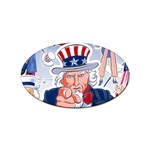 United States Of America Images Independence Day Sticker Oval (10 pack) Front