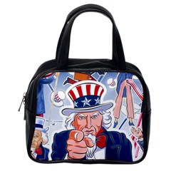 United States Of America Images Independence Day Classic Handbag (one Side) by Ket1n9