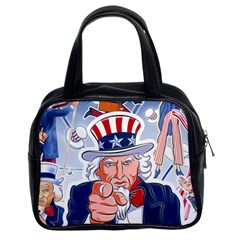 United States Of America Images Independence Day Classic Handbag (two Sides) by Ket1n9