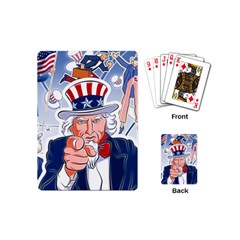 United States Of America Images Independence Day Playing Cards Single Design (mini)