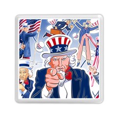 United States Of America Images Independence Day Memory Card Reader (square) by Ket1n9