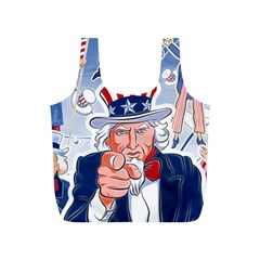 United States Of America Images Independence Day Full Print Recycle Bag (s) by Ket1n9