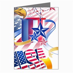 Independence Day United States Of America Greeting Card by Ket1n9