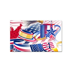 United States Of America Usa  Images Independence Day Sticker (rectangular) by Ket1n9