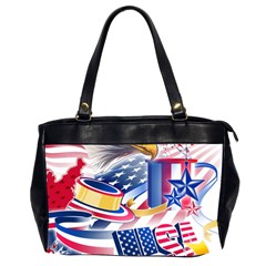 Independence Day United States Of America Oversize Office Handbag (2 Sides) by Ket1n9