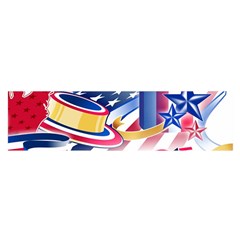 United States Of America Usa  Images Independence Day Oblong Satin Scarf (16  X 60 ) by Ket1n9