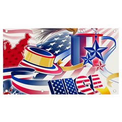 Independence Day United States Of America Banner And Sign 7  X 4  by Ket1n9