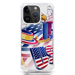 Independence Day United States Of America Iphone 14 Pro Tpu Uv Print Case by Ket1n9