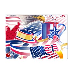 United States Of America Usa  Images Independence Day Crystal Sticker (a4) by Ket1n9