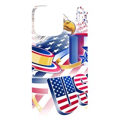 United States Of America Usa  Images Independence Day Iphone 14 Pro Max Black Uv Print Case by Ket1n9