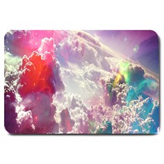 Clouds Multicolor Fantasy Art Skies Large Doormat by Ket1n9