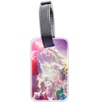 Clouds Multicolor Fantasy Art Skies Luggage Tag (two sides) Back