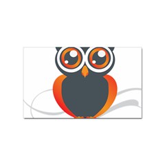 Owl Logo Sticker Rectangular (10 Pack) by Ket1n9