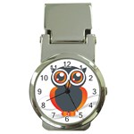 Owl Logo Money Clip Watches Front