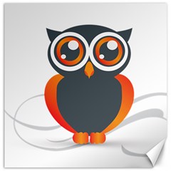 Owl Logo Canvas 20  X 20  by Ket1n9