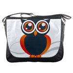 Owl Logo Messenger Bag Front