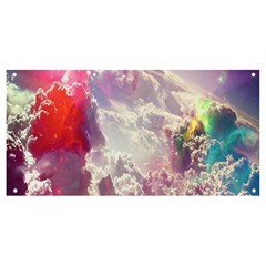 Clouds Multicolor Fantasy Art Skies Banner And Sign 8  X 4  by Ket1n9