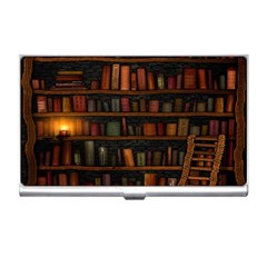 Books Library Business Card Holder