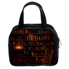 Books Library Classic Handbag (two Sides) by Ket1n9