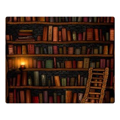 Books Library Two Sides Premium Plush Fleece Blanket (large) by Ket1n9