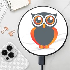 Owl Logo Wireless Fast Charger(black) by Ket1n9