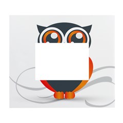 Owl Logo White Wall Photo Frame 5  X 7  by Ket1n9