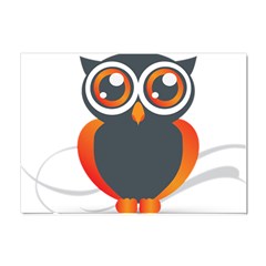 Owl Logo Crystal Sticker (a4) by Ket1n9