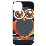 Owl Logo iPhone 14 Plus Black UV Print Case Front