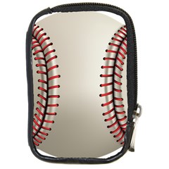 Baseball Compact Camera Leather Case by Ket1n9